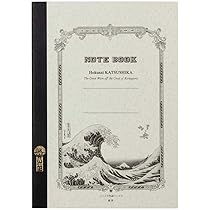 Amazon | ツバメノート×葛飾北斎 富嶽三十六景 横罫28行（神奈川